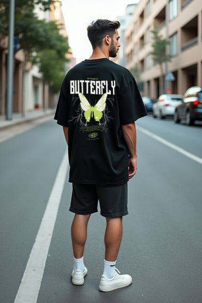 Butterfly Design Oversize T-shirt for men